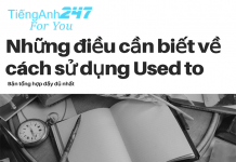 Cách sử dụng be used to, get used to và used to